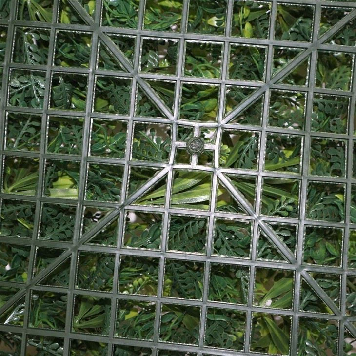 Grass Wall in Dining Room